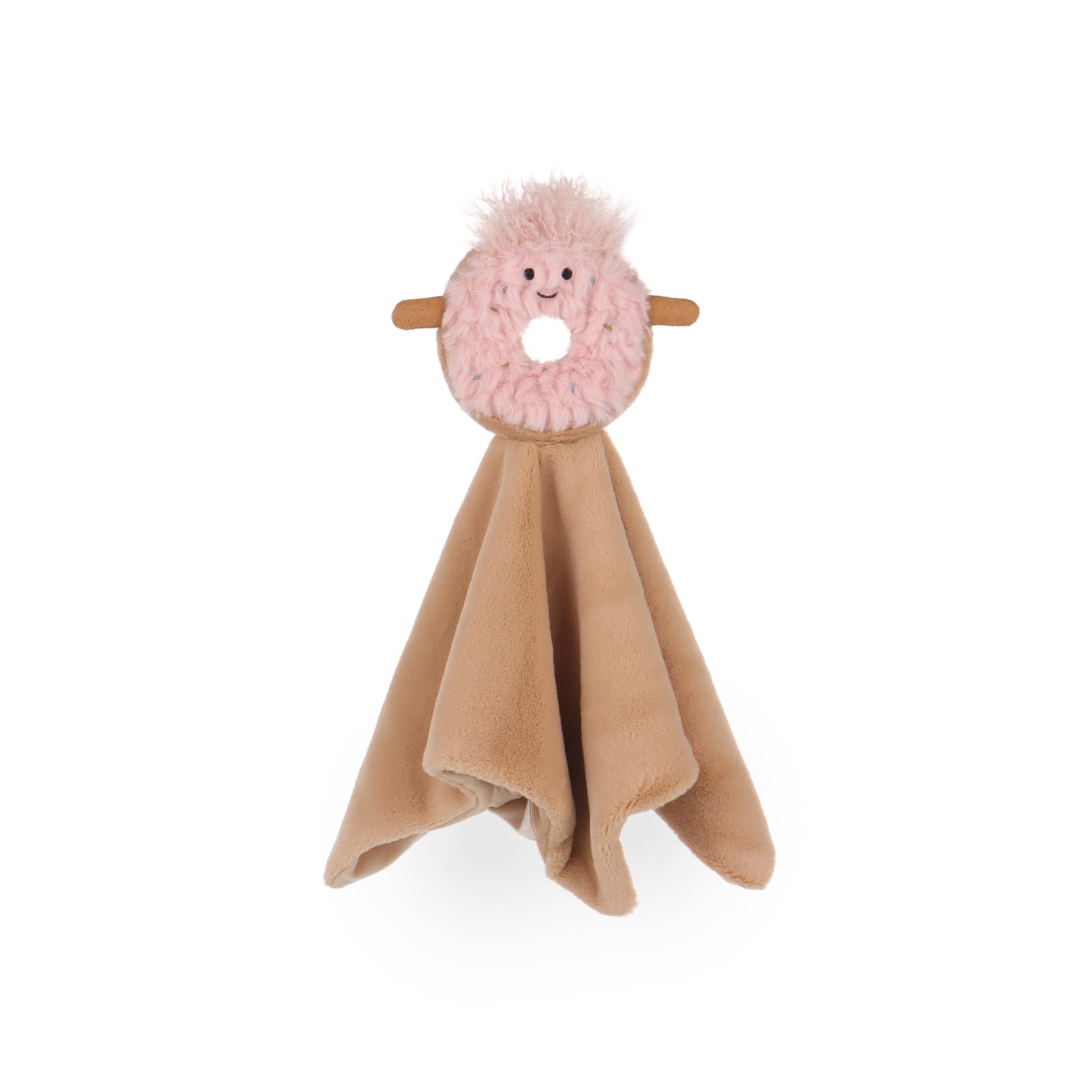 Apricot Lamb Delicious Donut Comforter Soft Loveys Security Blanket 13.8"