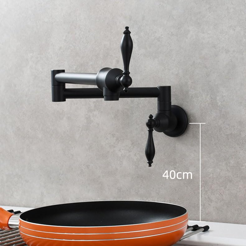 Robinet mitigeur mural en laiton installation monotrou eau froide pour cuisine - 4
