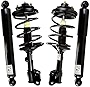 AutoShack CST100148-KS47248 Front & Rear Complete Struts Coil Springs and Shock Absorbers Set 4 Replacement for 1999 2000 2001 2002 2003 2004 Honda Odyssey 3.5L V6 FWD