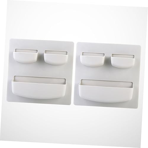 Miniatura 3 de NOLITOY Estante adhesivo de pared para almacenamiento montado en la pared, estante de cocina, organizador multifunción