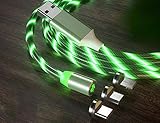 Innovatives Design: Das um 360 Grad drehbare Magnetdesign vervollständigt die Magnetkupplung genauer, wodurch die Ladeeffizienz verbessert wird. Wenn Sie eine andere Ladeerfahrung haben, können Sie Ihr bei Dunkelheit schnell finden.