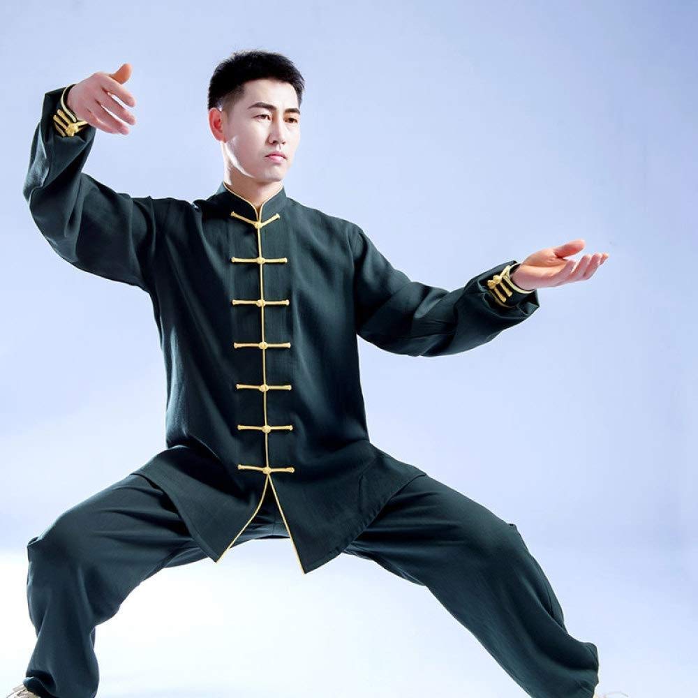 Vêtements Tai Chi traditionnels en lin de qualité pour arts martiaux