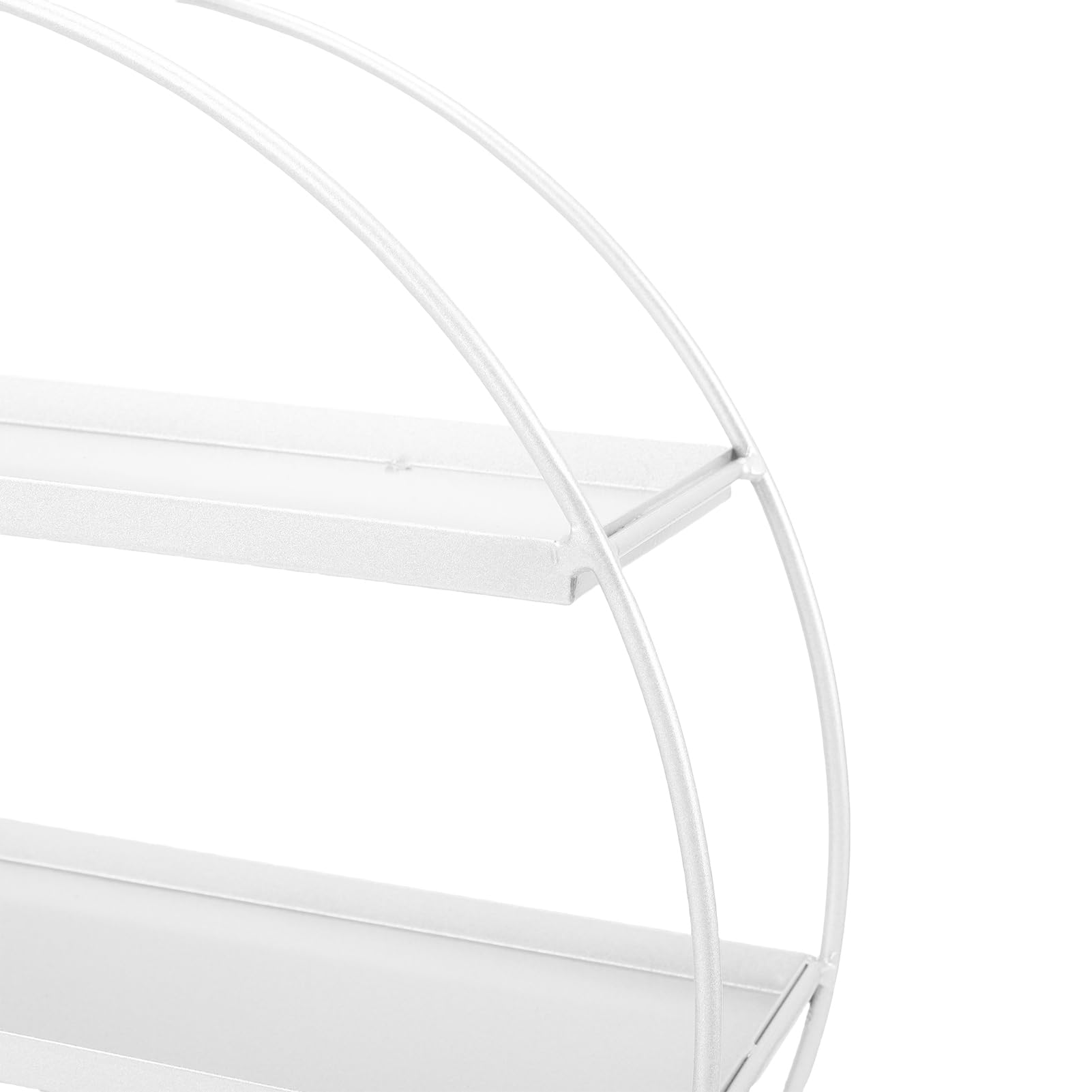 Soporte para Cupcakes, Bandeja para Servir en Niveles para postres, Regalos para Fiestas de té (Blanca)