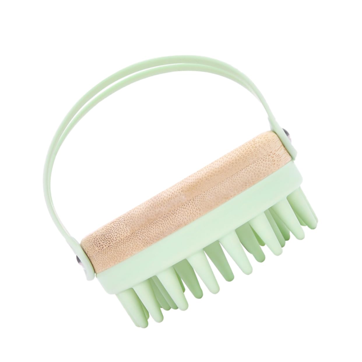 3 Pz Spazzola Per Shampoo Spazzola Per Cuoio Capelluto in Silicone Spazzoloni Siliconici Lavatesta Esfoliante a Antiforfora Commestibile Testa in Silicone Bambù