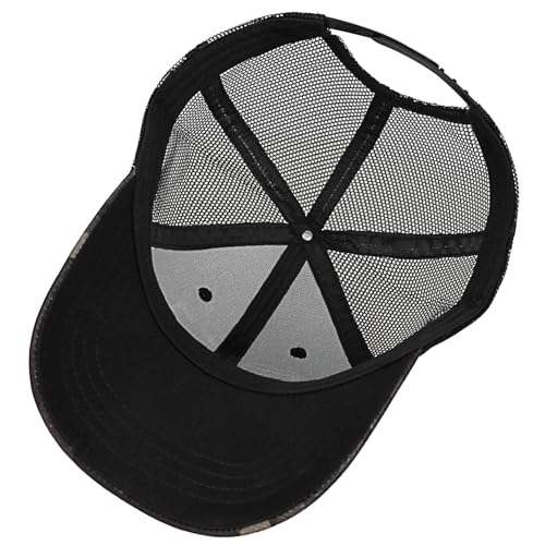 Image of Papa Dad Trucker Hat - Adjustable Men's Snapback Hats for Dad Grandpa, Fathers Day Birthday Gifts from Daughter Son