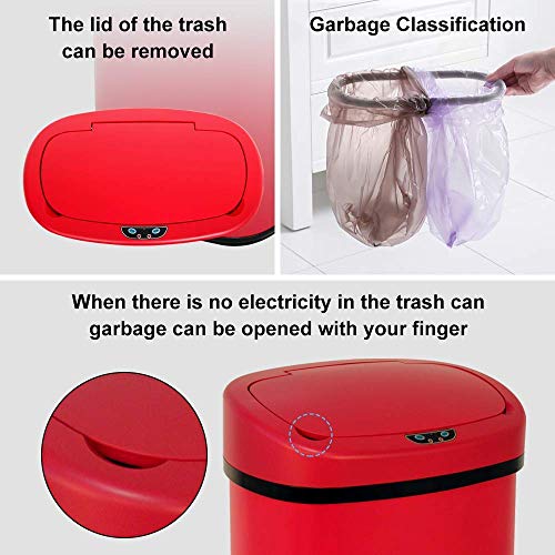 Caneca de basura automática de 50L con sensor de movimiento miniatura 3