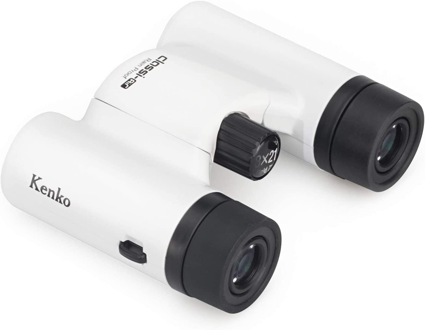 Kenko Binocoli Classi-Air 8x21 DH, Prisma a tetto, leggero, design pieghevole e compatto, Rivestimento multistrato, Bianco 021385