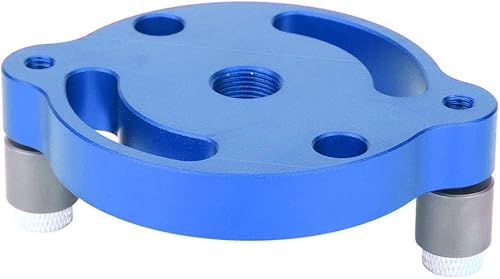 Miniatura 4 de Panel de madera Agujero Puncher Aleación de aluminio Centro de perforación Calibre de perforación Herramienta de carpintería X600-1- Azul