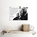 Wee Blue Coo LTD I LEARNED THAT COURAGE NELSON MANDELA BW TYPOGRAPHY QUOTE 12x16 POSTER QU267B