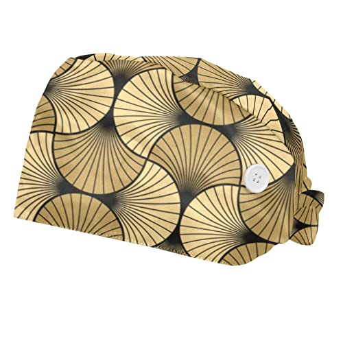 Chapeaux de travail anti-transpiration et ajustables style art déco pour hommes et femmes