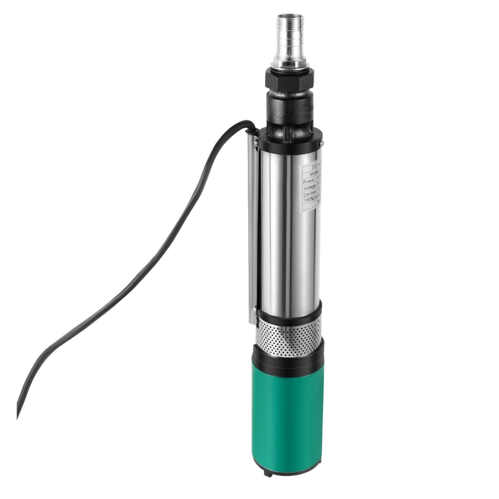 Deep Well Pump 320W 24V Stainless Steel Water Submersible 25m 4500r/min Garden Tubular Powerful Water Flow