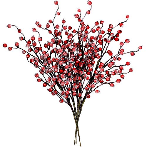4packicyredberrypicksartificialchristmasberrysprayicedberrystemsredberrytwigbranchesforchristmasholidaywinterfloralarrangementcenterpieceseasonaldecoration188tall Urban Country Home Decor 4 pack icy red berry picks artificial christmas berry spray iced berry stems red berry twig branches for christmas holiday winter floral arrangement centerpiece seasonal decoration 188 tall urban country home decor