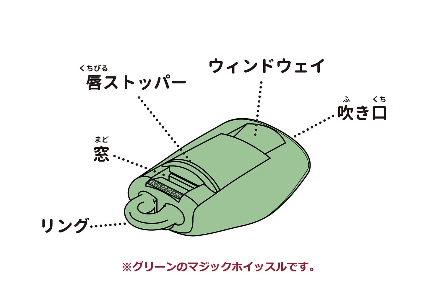ホイッスル　初回版 Amazon.co.jp: SUZUKI スズキ マジックホイッスル MW-01M 口笛の