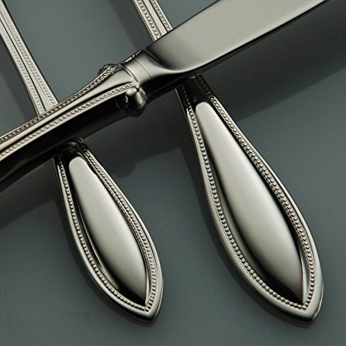 Oneida American Harmony 45 Piece Everyday Flatware, Service For 8, 18/0 Stainless Steel, Silverware Set, Dishwasher Safe, Silver #TOP6