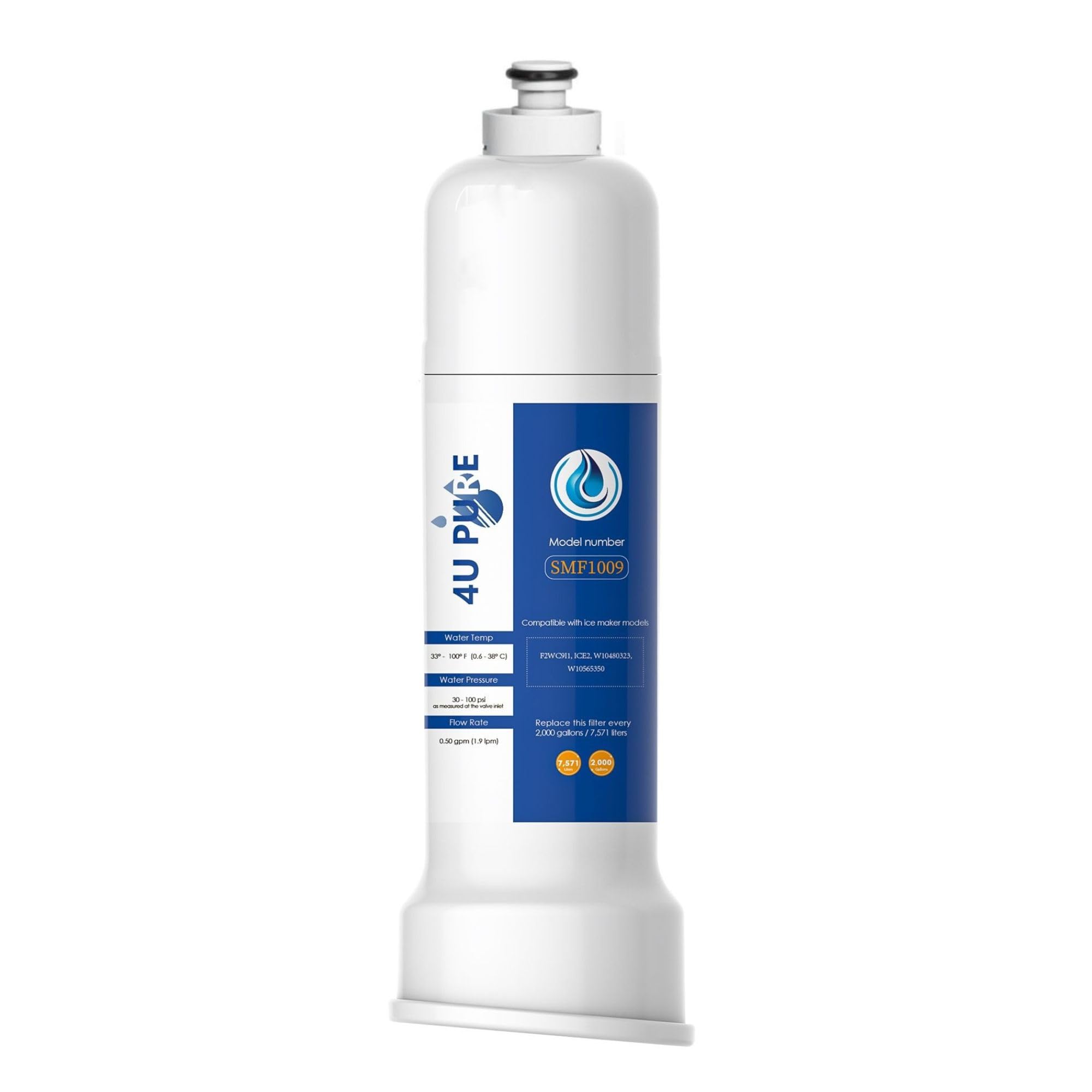 ICE2 F2WC9I1 ICE Maker Filter Replacement, 1 Pack