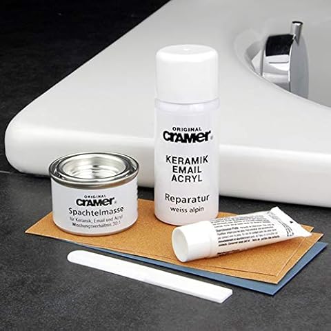 Cramer. Alpine White Ceramic, Enamel & Acrylic Scratch & Chip Repair Kit Cover
