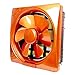 Komfort Łazienka wentylator Wentylator Łazienka Wentylator Gospodarski Wentylator Wentylator Wentylator Wentylator Wentylator Wentylator Wentylator,10 cali do łazienki w kuchni (Color : Orange)