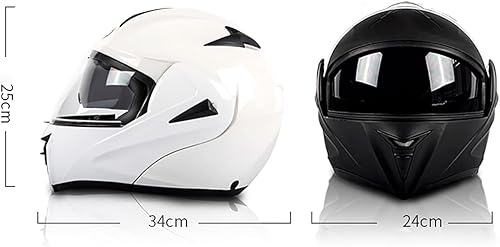 Miniatura 2 de Casco modular SDFGDFD Bluetooth, casco anticolisión de la motocicleta de cara completa ha obtenido la certificación DOTECE, casco de moto de cara