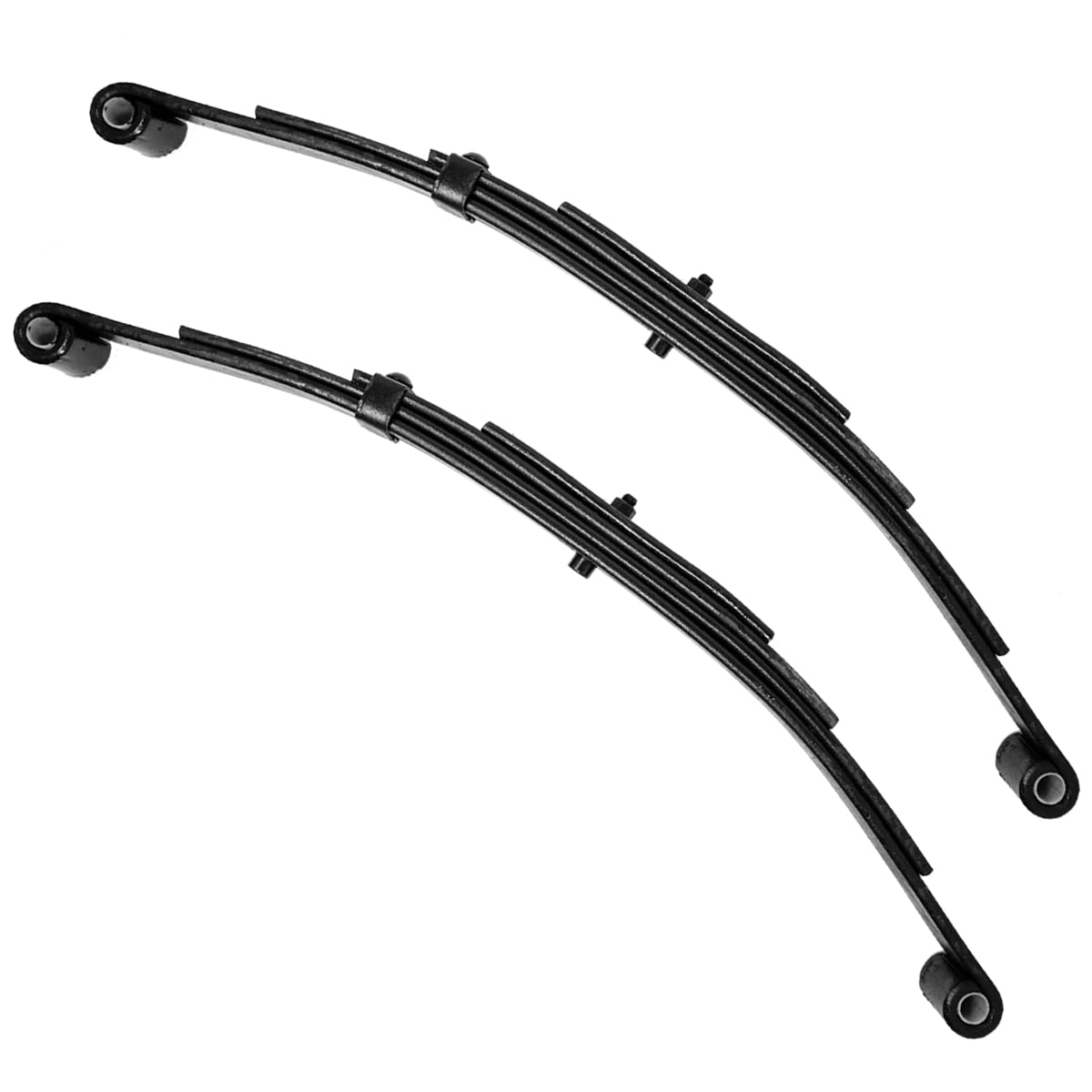 Amazon.com: RUSSO 2PK Trailer Leaf Spring 4 Leaf Double Eye