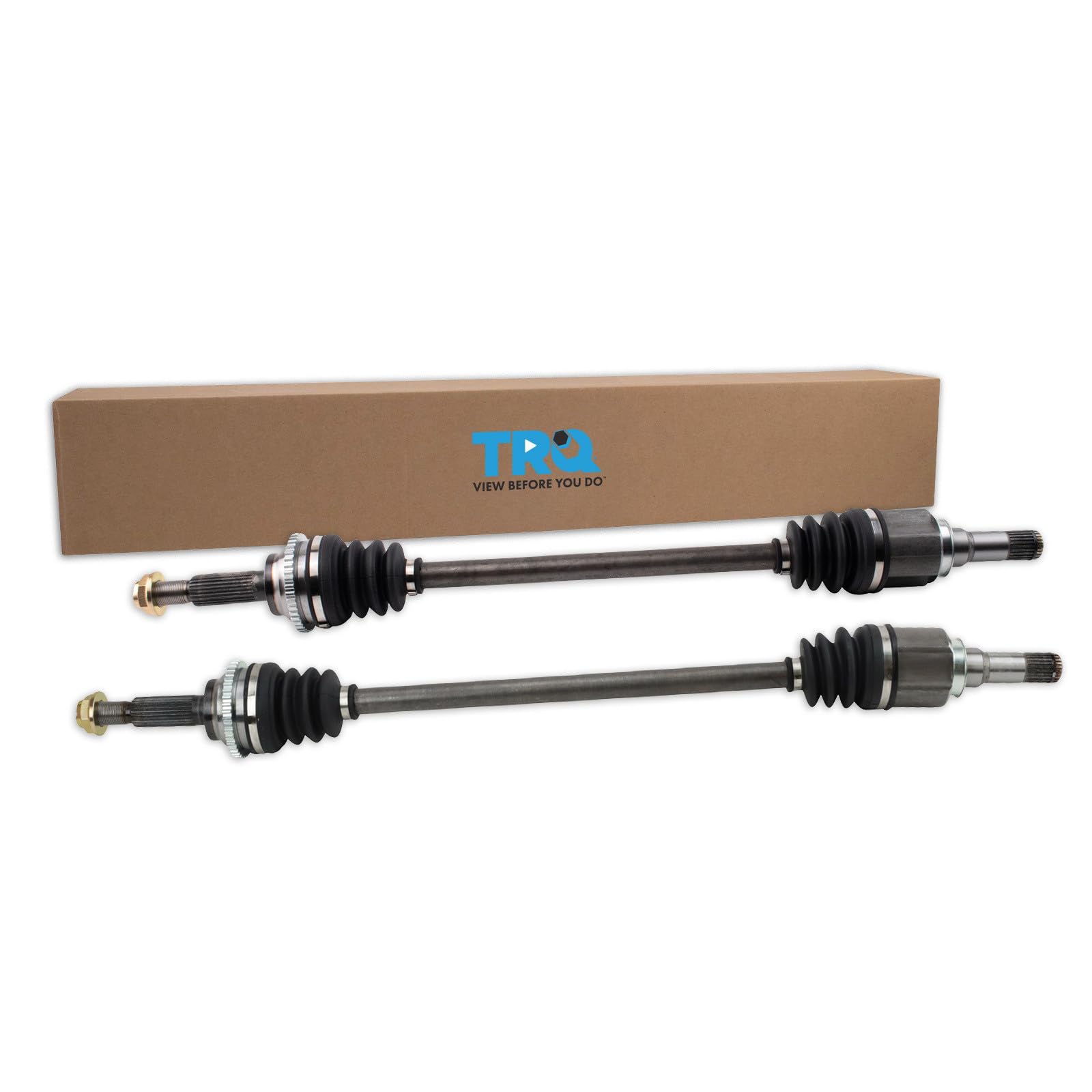 TRQ Rear Driver and Passenger Side CV Axle Assembly Set 2 Piece