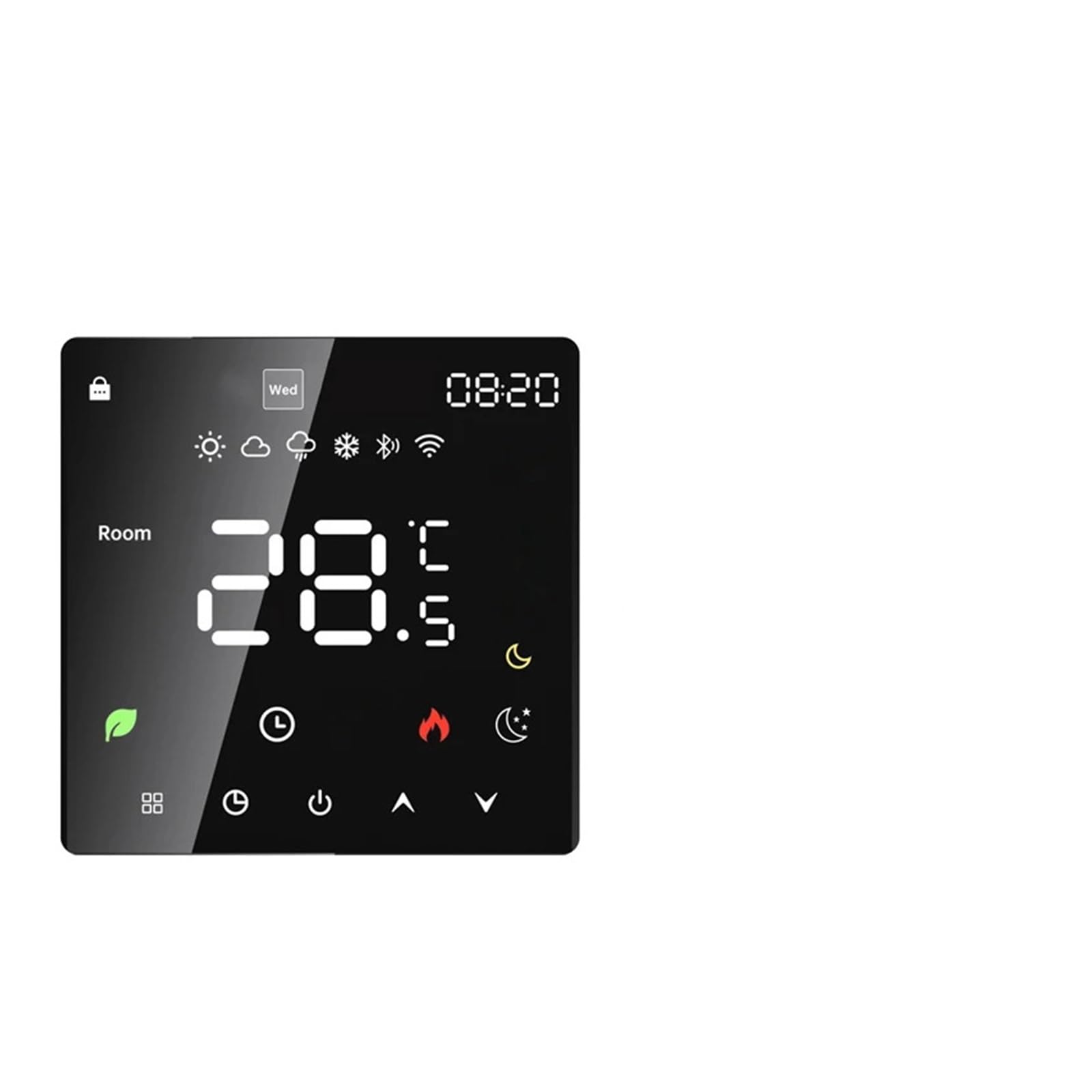 Tuya WiFi Smart Thermostat Electric Floor Heating Water Gas Boiler Temperature Voice Remote Controller(K6H-3A-B,With WiFi)