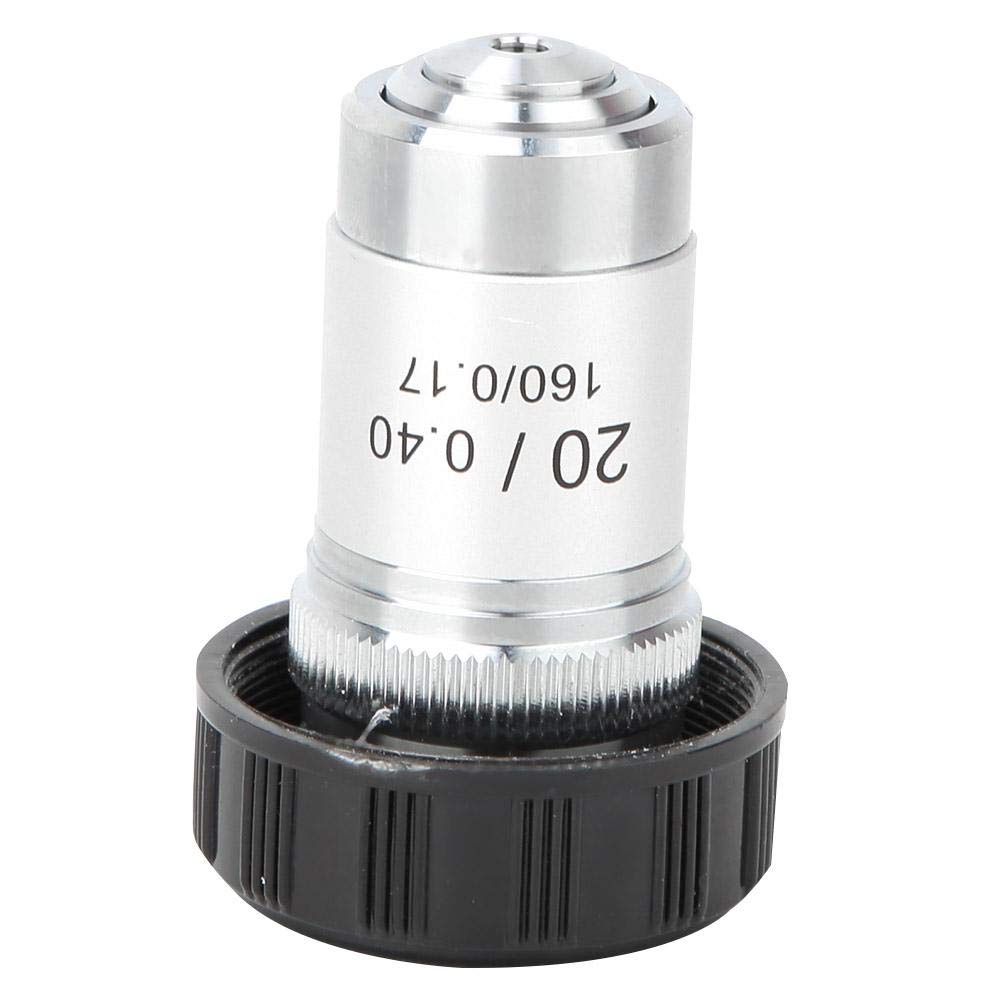 Lente objetivo de microscopio acromático 4X-100X para todos los microscopios biológicos con interfaz C (20X)