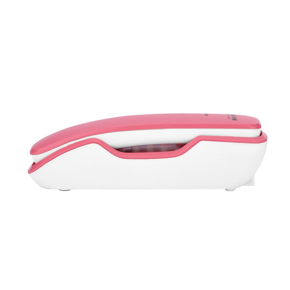 Bewinner Wandtelefon, Rosa Schnurgebundenes Telefon mit Pause/Stummschaltung/Wahlwiederholungsfunktion, Elegantes, Schlankes Retro-Wandtelefon mit Wähltastatur für das Home Office Hotel