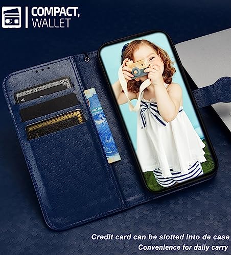 SHIEID Wallet Case for Oppo A60 4G, Oppo A60 4G Magnetic Enclosed Dot Painted Phone Case - Image 2