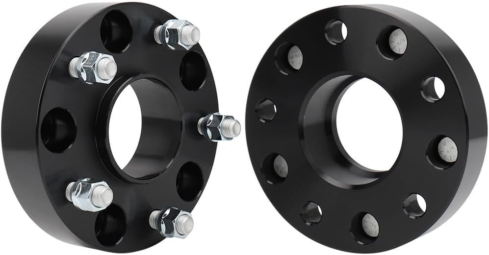 IRONTEK 5x5.5in Wheel Spacers 1.5" Real Forged Spacers with 77.8mm Hub Bore M14x1.5 Studs Fit for Ram 2012-2018 1500/2019-2024 1500 Classic 5x139.7mm to 5x139.7mm 2PCS