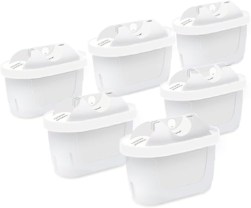 Filtro de agua para todos los BRITA, compatible con Brita MaxtraMava, Maxtra+, apto para Mavea, cartucho de repuesto para jarra Marella, reduce la