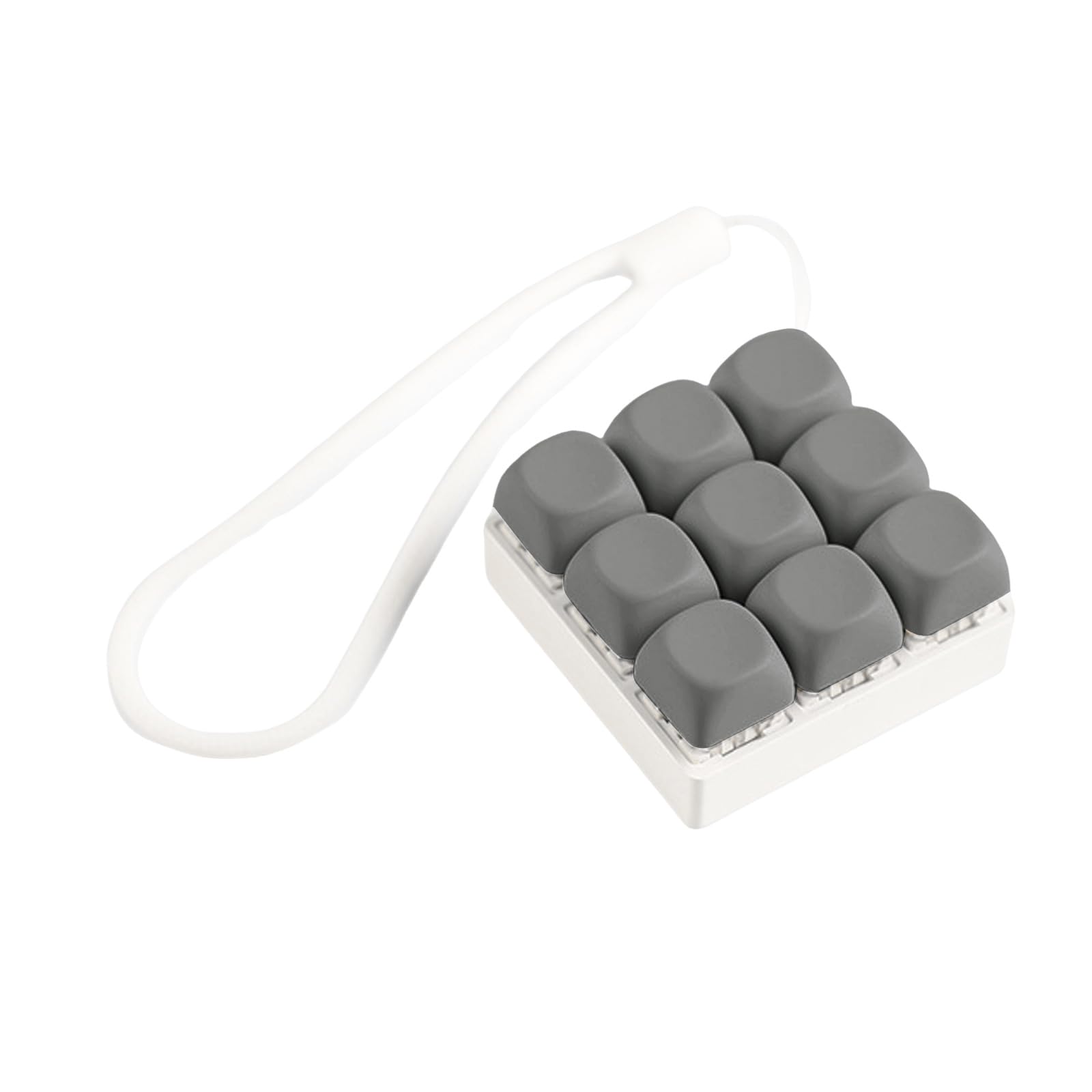 Xjdzineq 9 Keyboards Clicks Keychain Multifunctional Stress Relief Keycaps for Gamers Gift Giving Keycaps Anxieties Relief