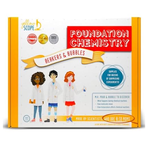 Yellow Scope | Foundation Chemistry Kit: Fun & Educational Science/STEM Experiments for Kids