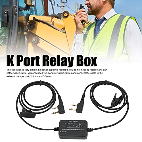Boîte de relais interphone portable pour talkie-walkie en randonnée