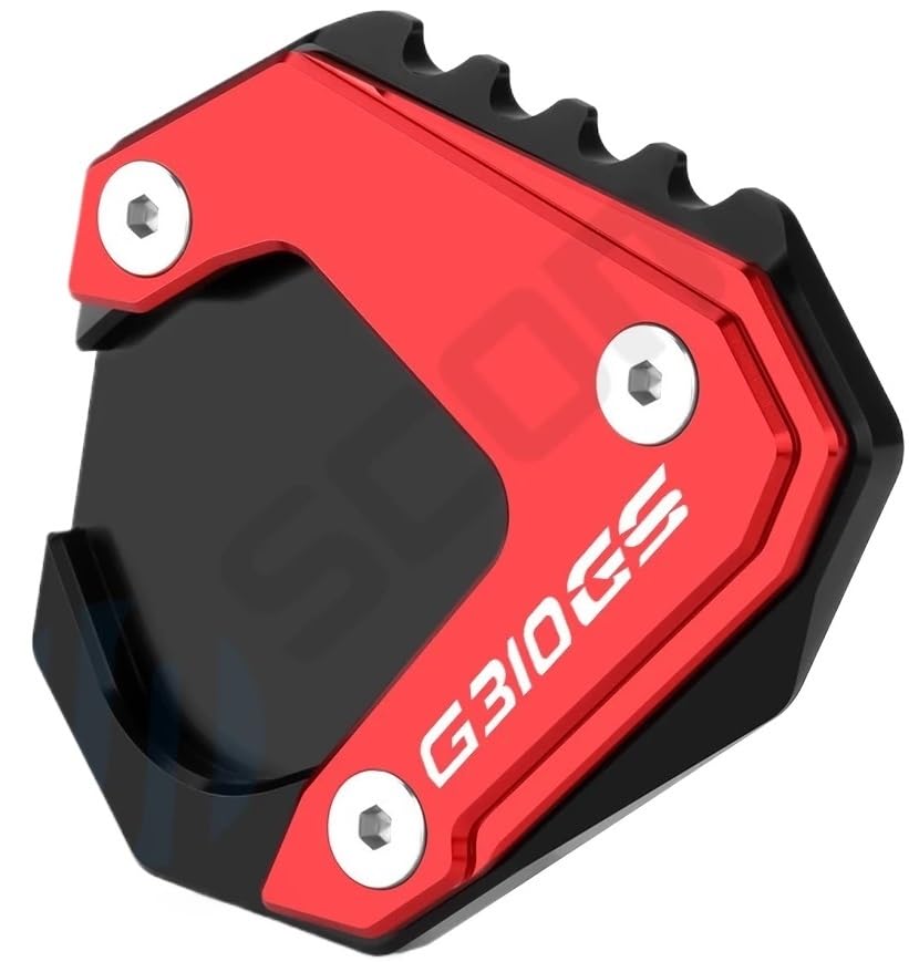 Extension béquille latérale BMW G310GS moto 2019-2024 rouge CNC