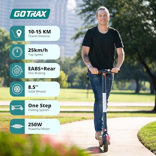 Image of Gotrax XR Elite Electric Scooter for Adults, Max 16 Mile Range and 15.5Mph Speed 250W /300W Motor, 8.5 inch Tire, with Long Life Battery Durable Aluminum Alloy Frame, Foldable E Scooter for Commute