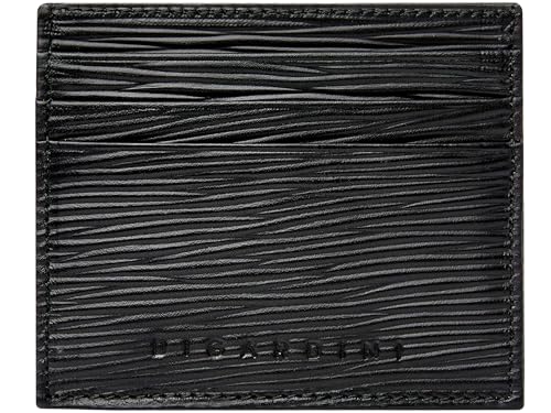 Slim Minimalist Leather Card Wallet For Men & Women - RFID Blocking Leather Card Holder Wallets (Black)