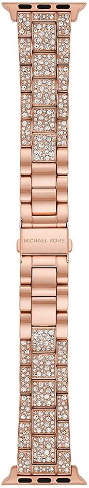 Michael Kors Cinturino per Apple Watch da Donna, 38 mm/40 mm/41 mm, Acciaio Inossidabile