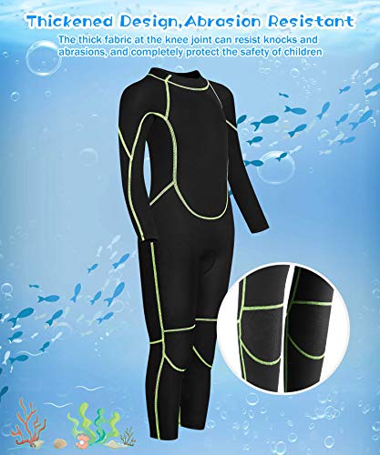 image for Greatever Kids Wetsuit 3mm Neoprene Thermal Swimsuit Long Sleeve UV Pr