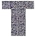 Price comparison product image Traditional & Authentic Japanese Mens Yukata - Hannya Sutra Design - Navy Colour - 100% Cotton - Made in Kyoto Japan (Large / 60" Length)