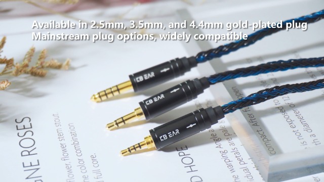 Amazon | 【KBEAR ST16plus】2pin 4.4mmリケーブル 5N銀メッキ単結晶銅