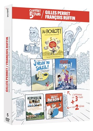 Gilles Perret et François Ruffin - Coffret 5 films : Merci Patron ! + J'veux du soleil + Debout les femmes ! + La Ferme des Bertrand + Au boulot !