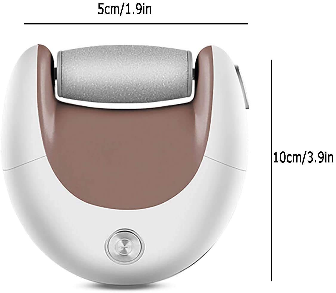 Removedor de Callus para los pies Electronic File Pedicure Herramientas de pedicura con 2 Cabezales de molienda Profesional Electric Dry Dut Hard Skin Skin Smally Kit con Mojado
