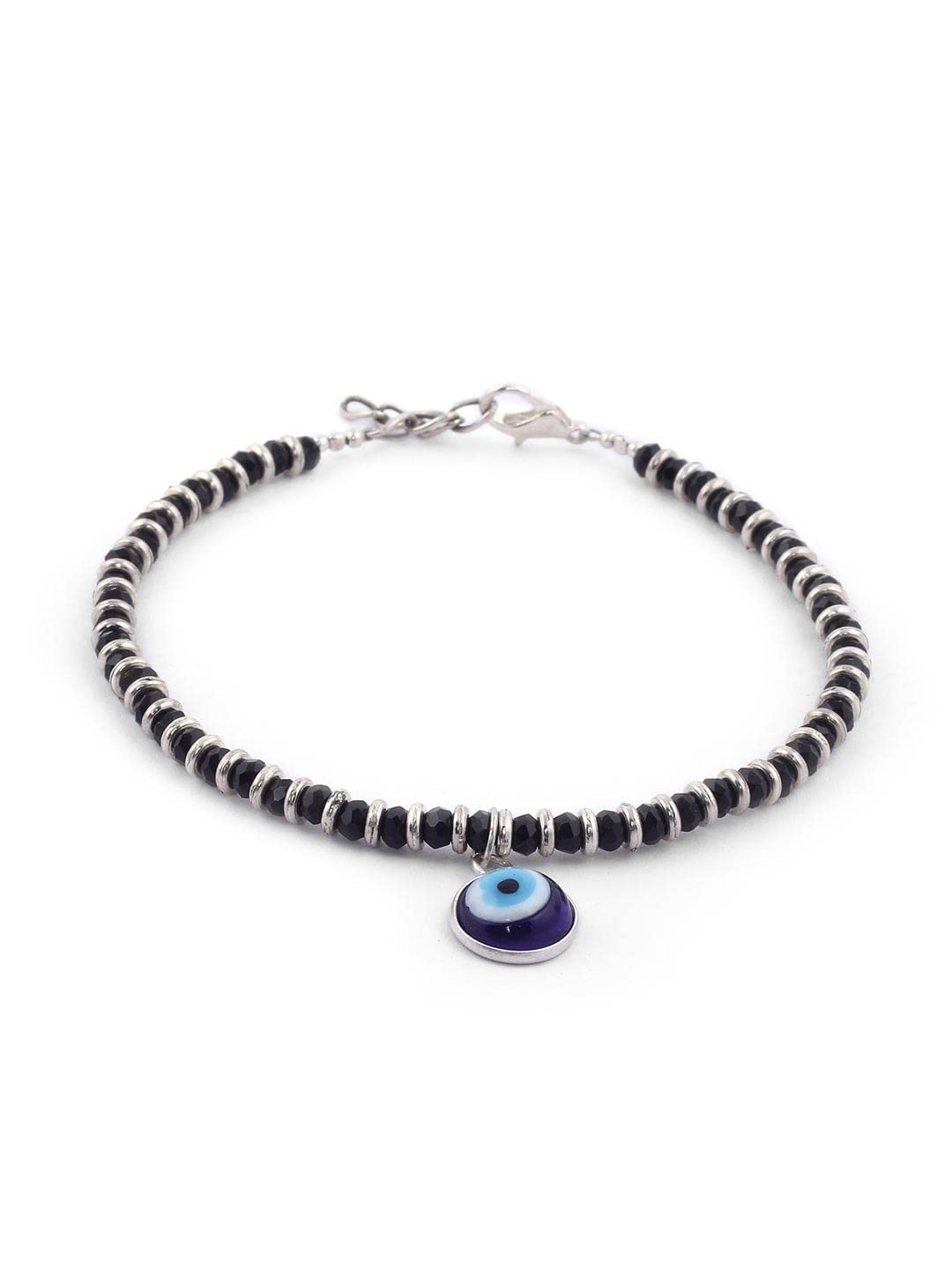 El Regalo 1 Leg Evil Eye Hamsa Hand Black Beads Nazaria Anklets Set- 1 PC Evil Eye Fashion Anklet for Women & Girls (Round Evil Eye Anklet) (B09S614TC7) Amazon Price History, Amazon Price Tracker