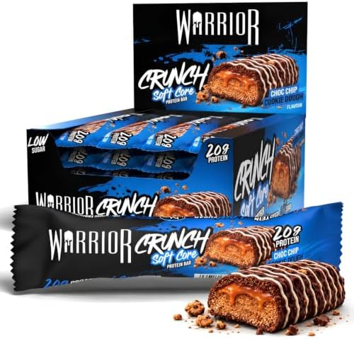 Warrior Crunch Soft Core High Protein Bar 12 x 64g