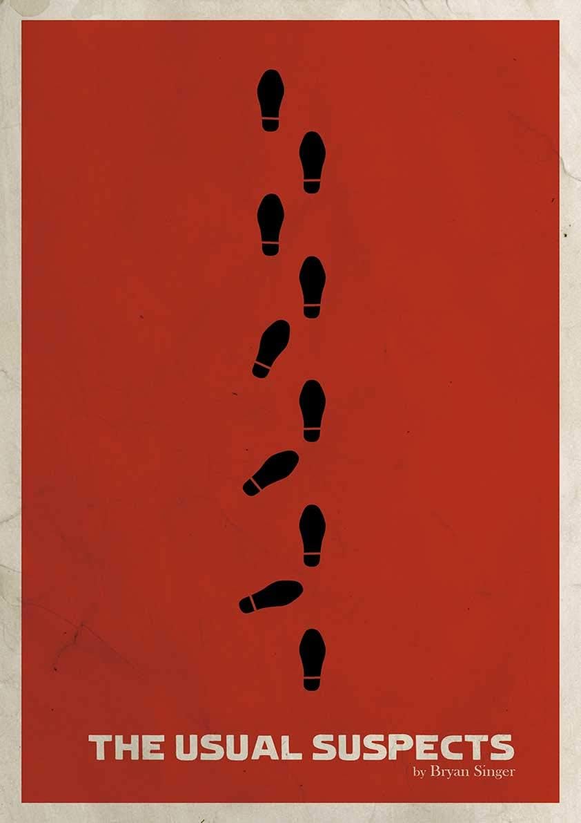 Poster The Usual Suspect Minimalist Movie Poster Wall Art