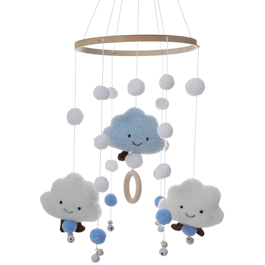 ドローイング『Baby Mobile』 Amazon.com : Baby Mobile Hanging Bed Newborns Baby Wind