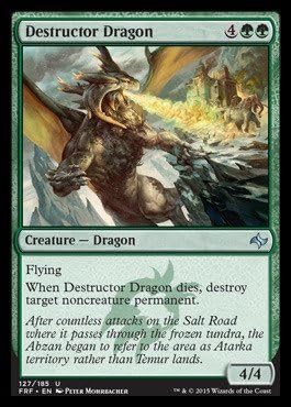 Magic The Gathering - Destructor Dragon (127/185) - Fate Reforged