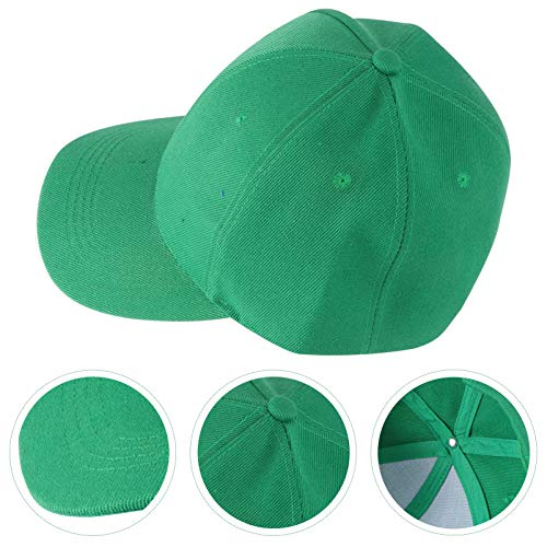 KESYOO Boné de Beisebol Do Dia de São Patrício Feriado Shamrock Chapéu Esportivo Ajustável Algodão C