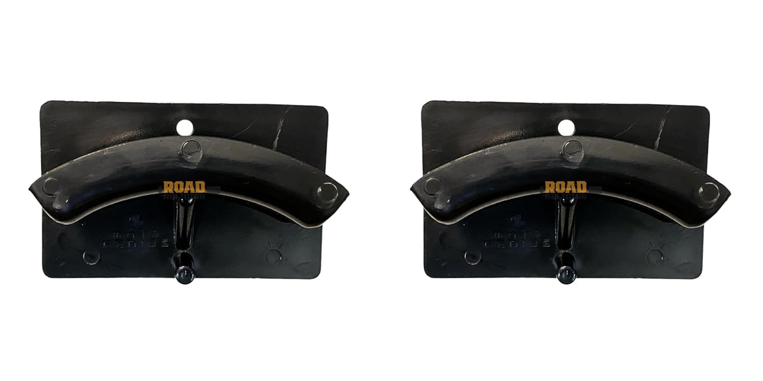 RoadReligion Motorcycle Helmet Stand with Key Holder - Wall-Mounted Helmet Holder (pack of 2)-image-16