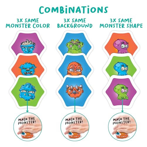Monster Mash - Juego de Cartas de Percepción para Niños 6+ miniatura 3
